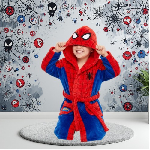Spiderman morgenmantel kinder - spiderman,