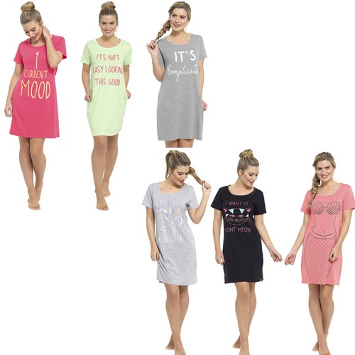 Nachthemd sleepshirt damen - nachthemd,
