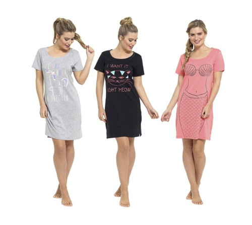 Nachthemd sleepshirt damen - nachthemd,